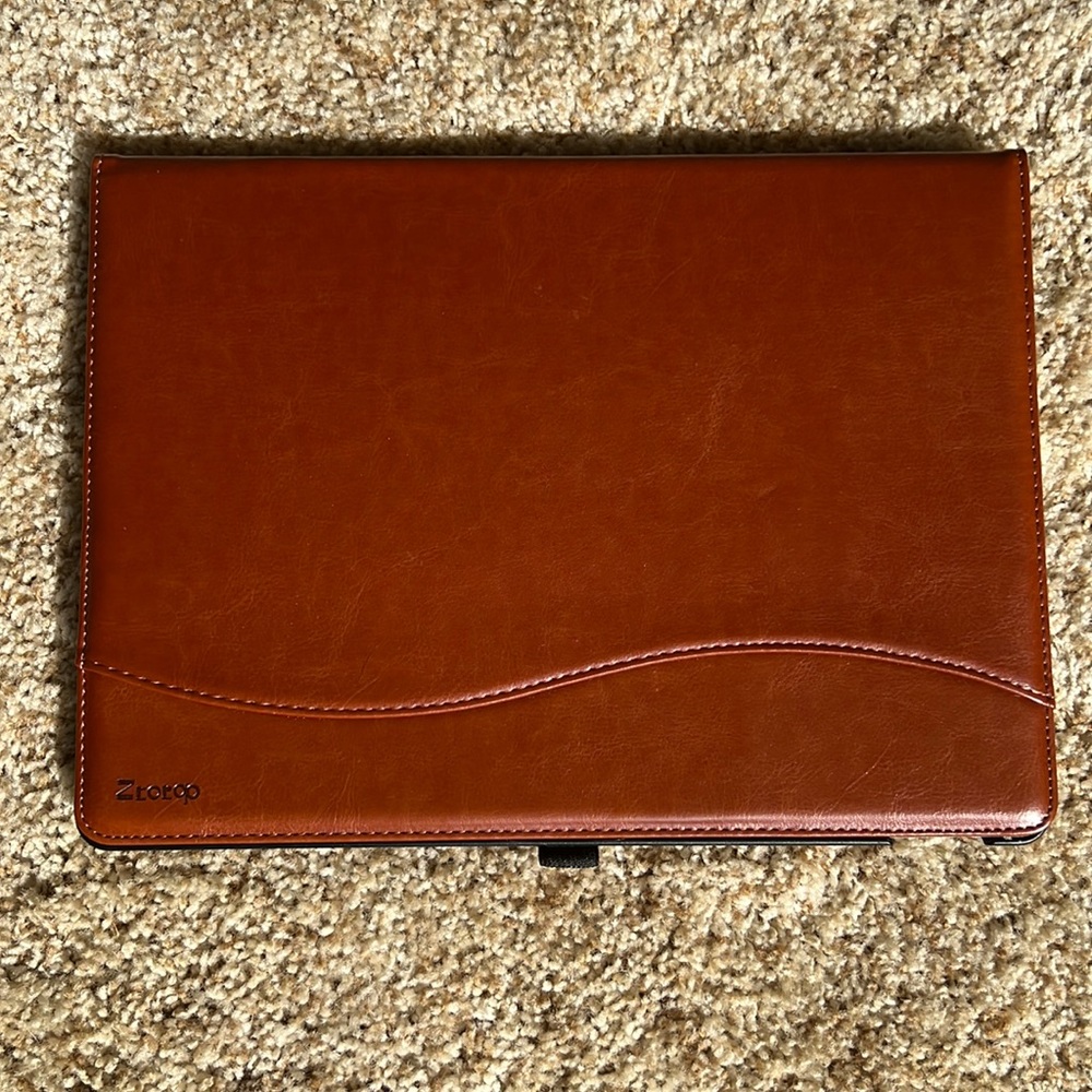 IPad case brown leather